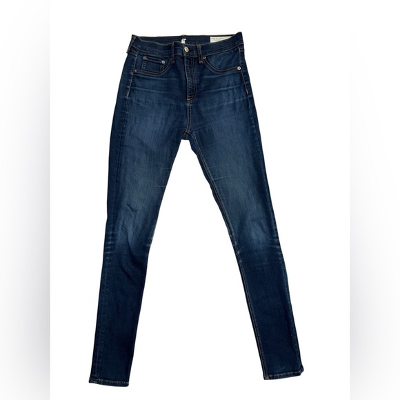 Rag & Bone High-Rise Ankle Skinny Jeans - Picture 5 of 9